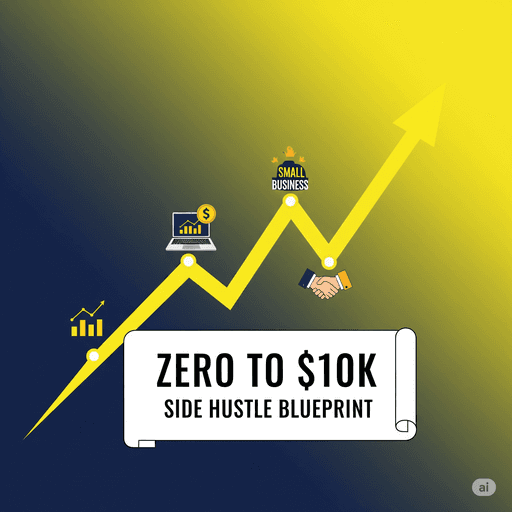Zero a $10k: Sidehustle blueprint